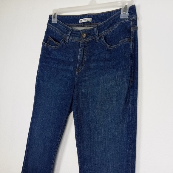 LEE Women's Boot Cut Jeans Size 10 S Slender Secret Lower Waist Button Flap PKTS - Picture 3 of 15